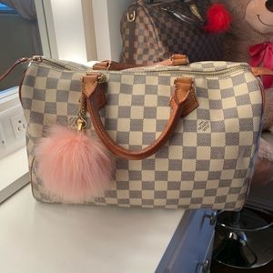 SOLD❗️💯Authentic LV Speedy 30 Damier Azur Canvas